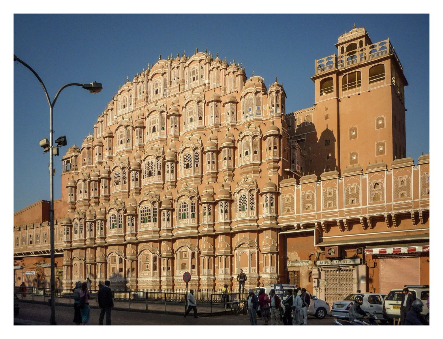 Der Palast der Winde im Morgenlicht