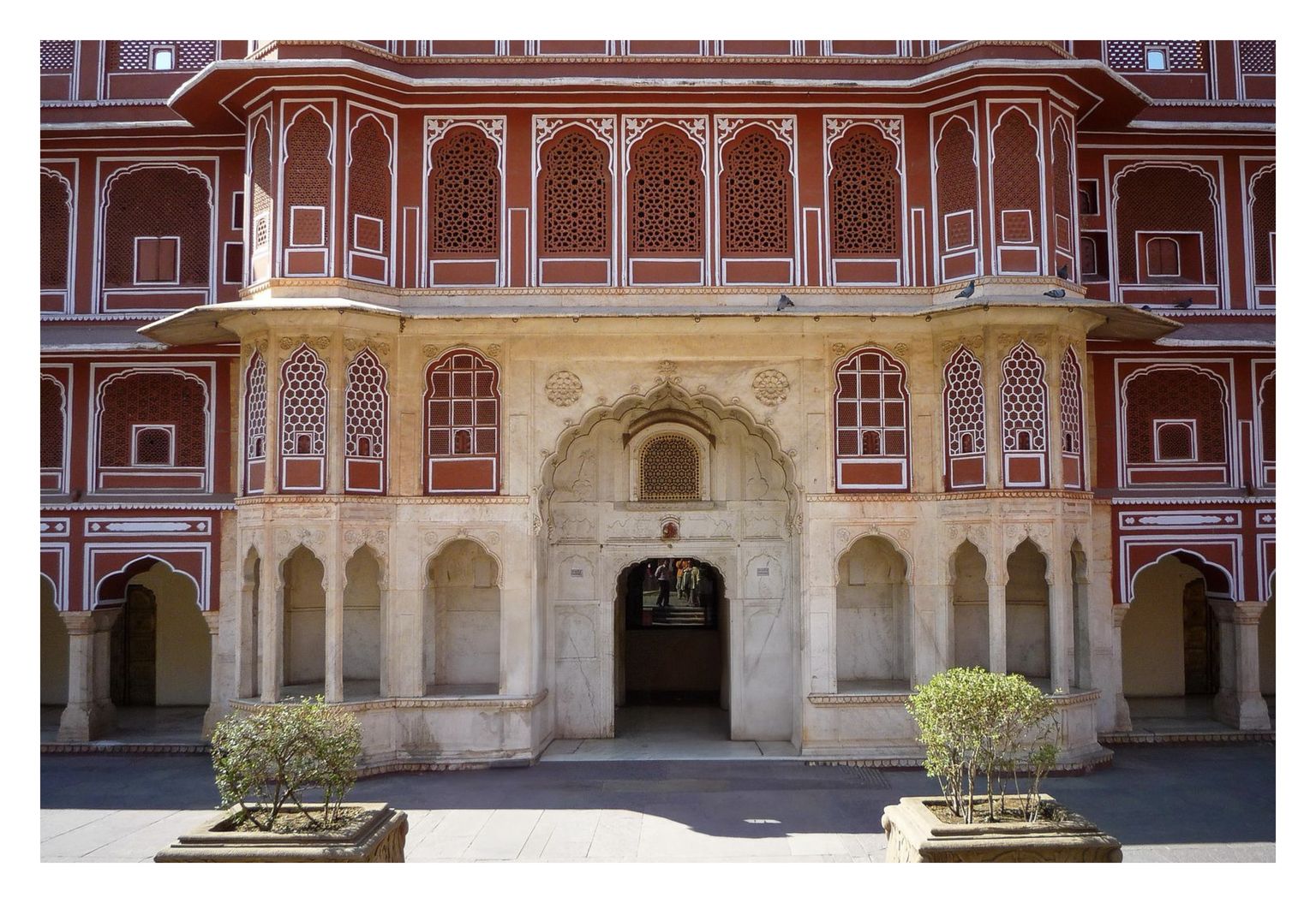 Im Innenhof des City Palace