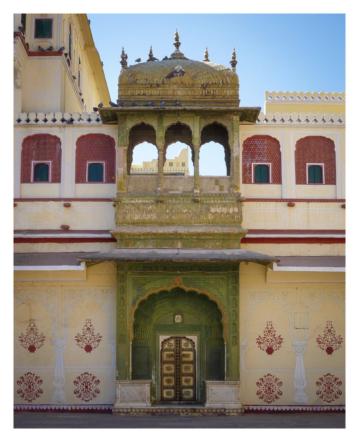 Im Innenhof des City Palace