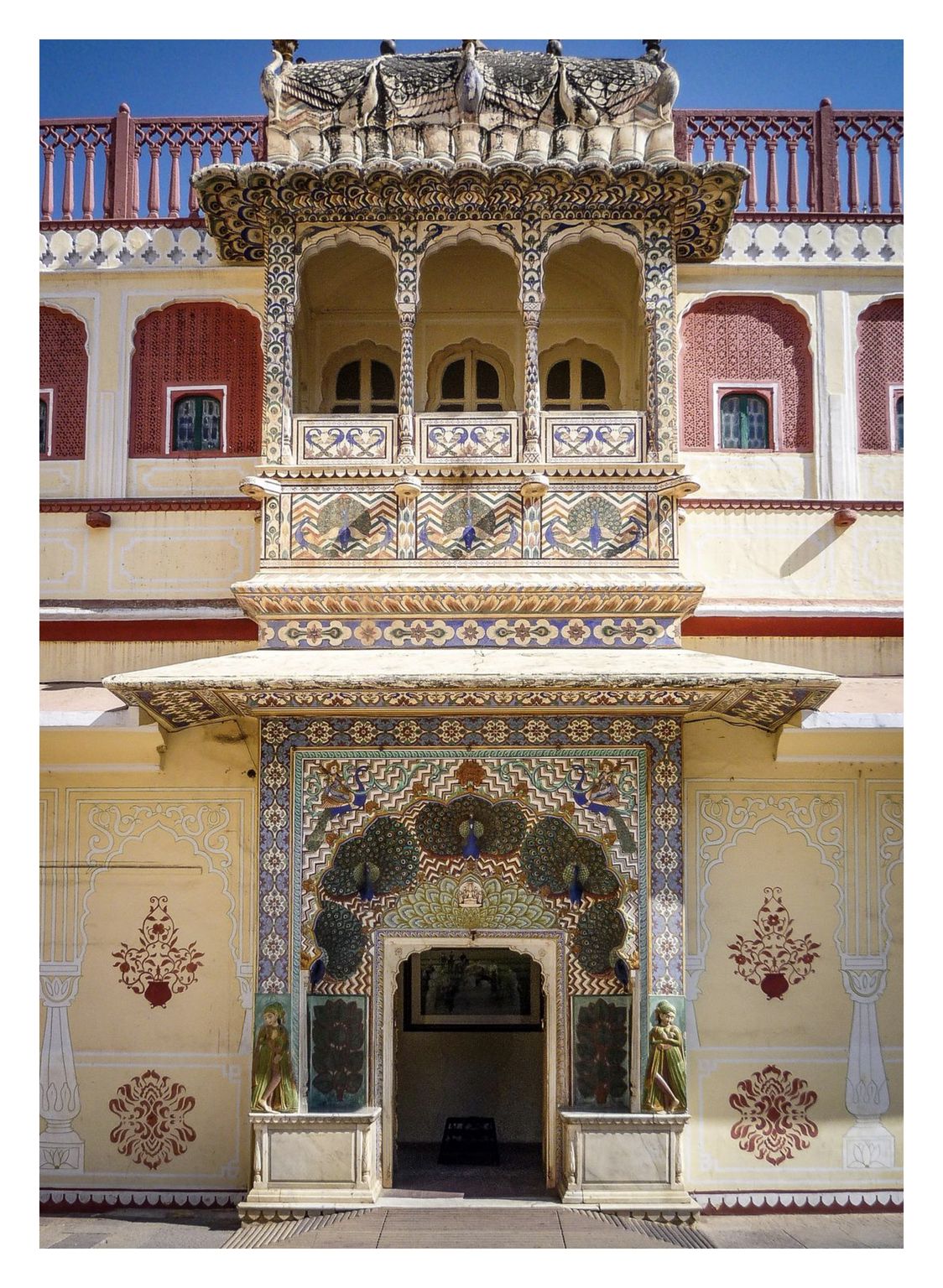 Im Innenhof des City Palace