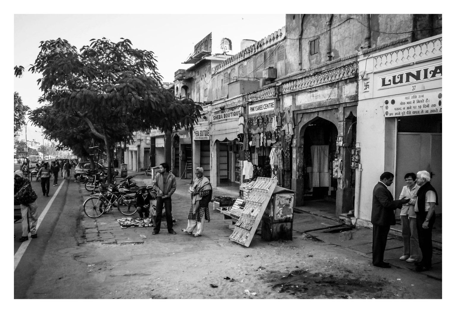 Eine Handelsgasse in Jaipur