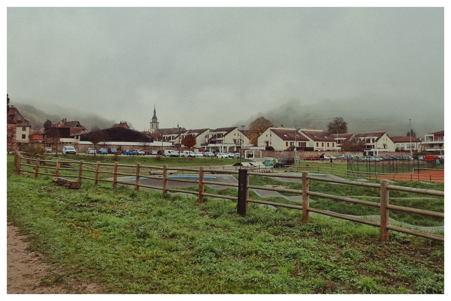Andlau im Nebel