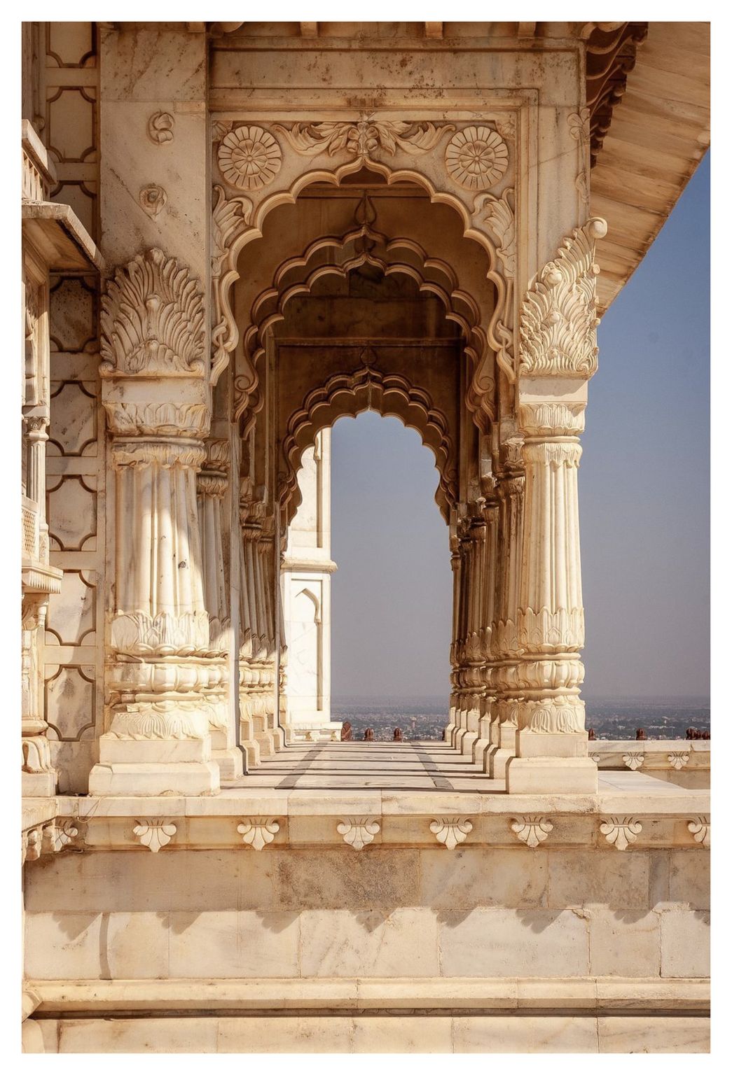 Die vordere Galerie am Eingang