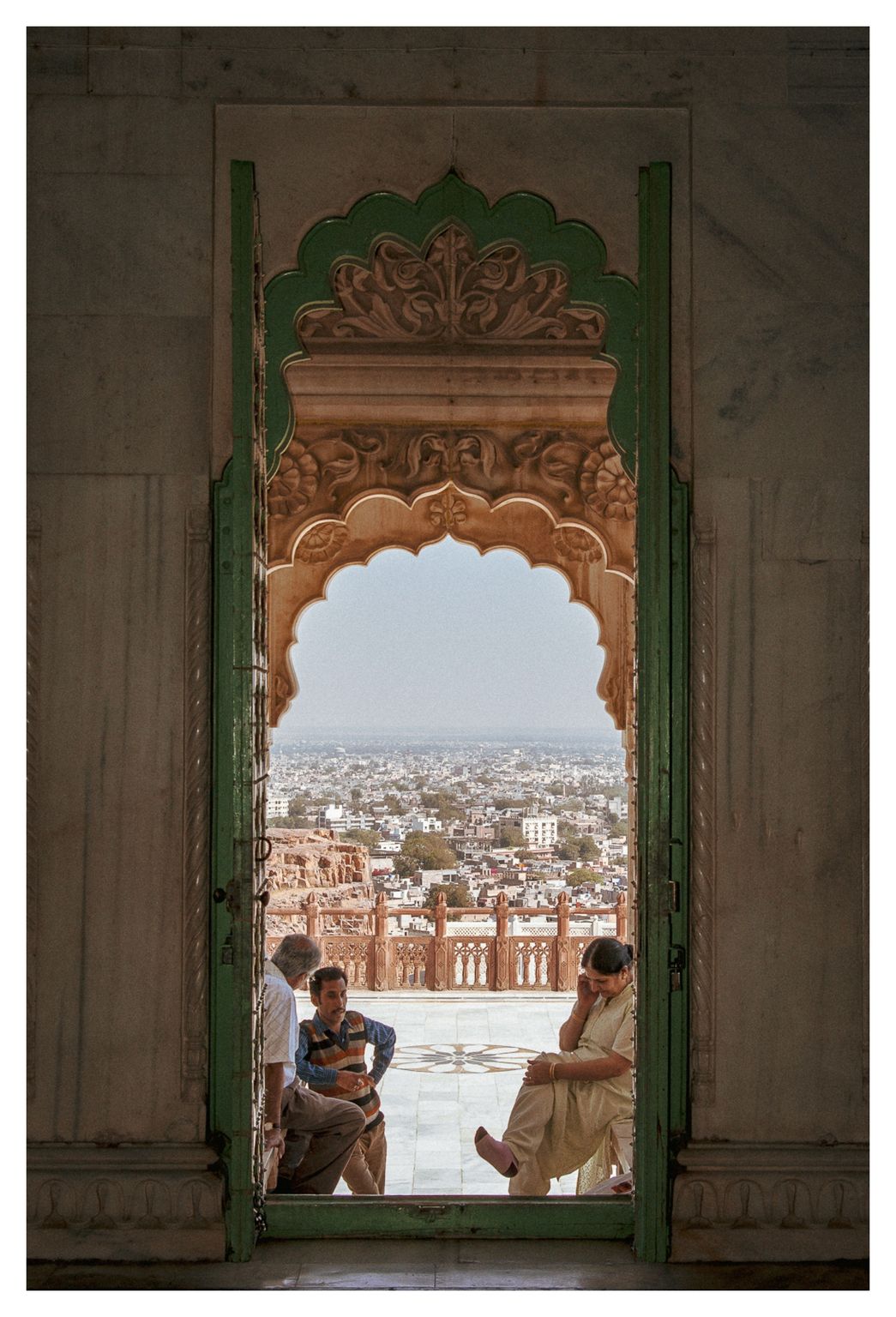Blick nach und auf Jodhpur
