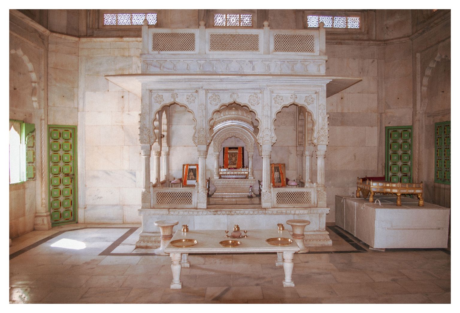 Kenotaph für Jaswant Singh im Inneren des Palastes