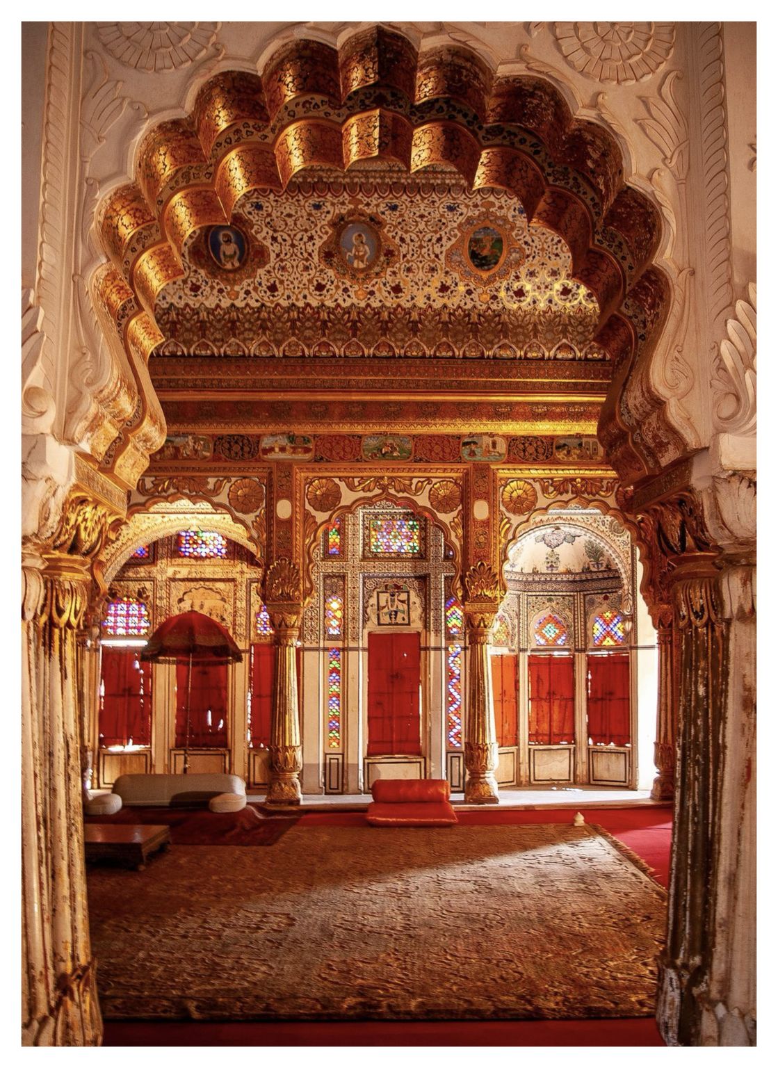 Im Inneren des Wohnbereichs