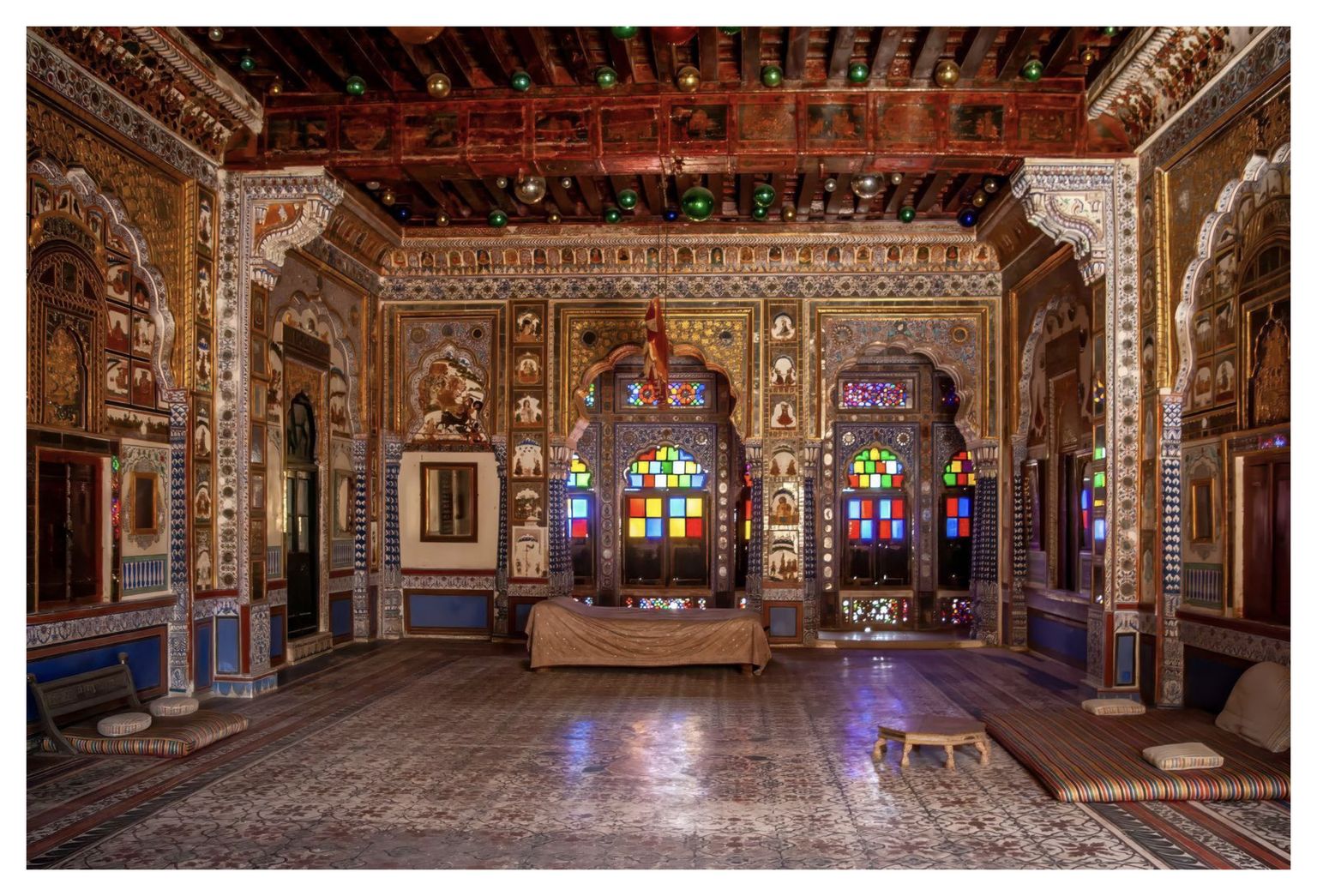 Im Inneren des Wohnbereichs