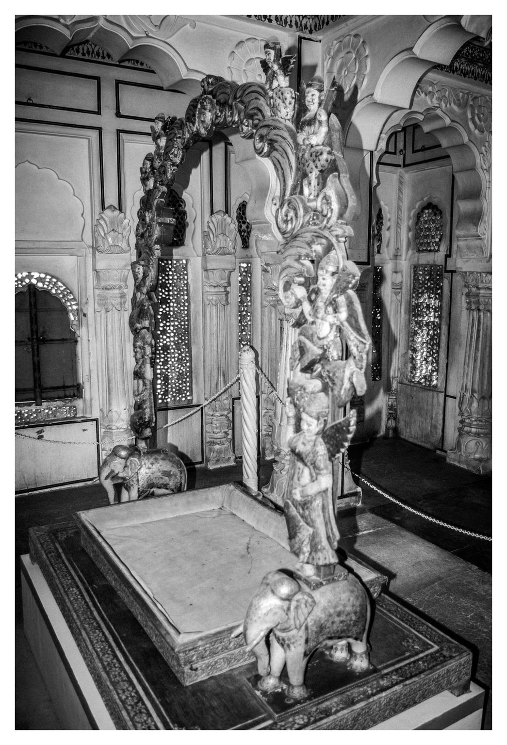 Im Inneren des Wohnbereichs