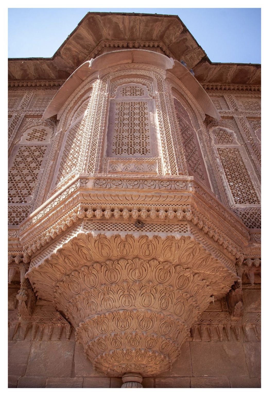 Reich verzierter Erker in der Festung