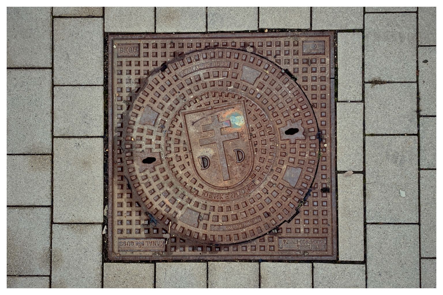 lokale Gullideckel (63/365)