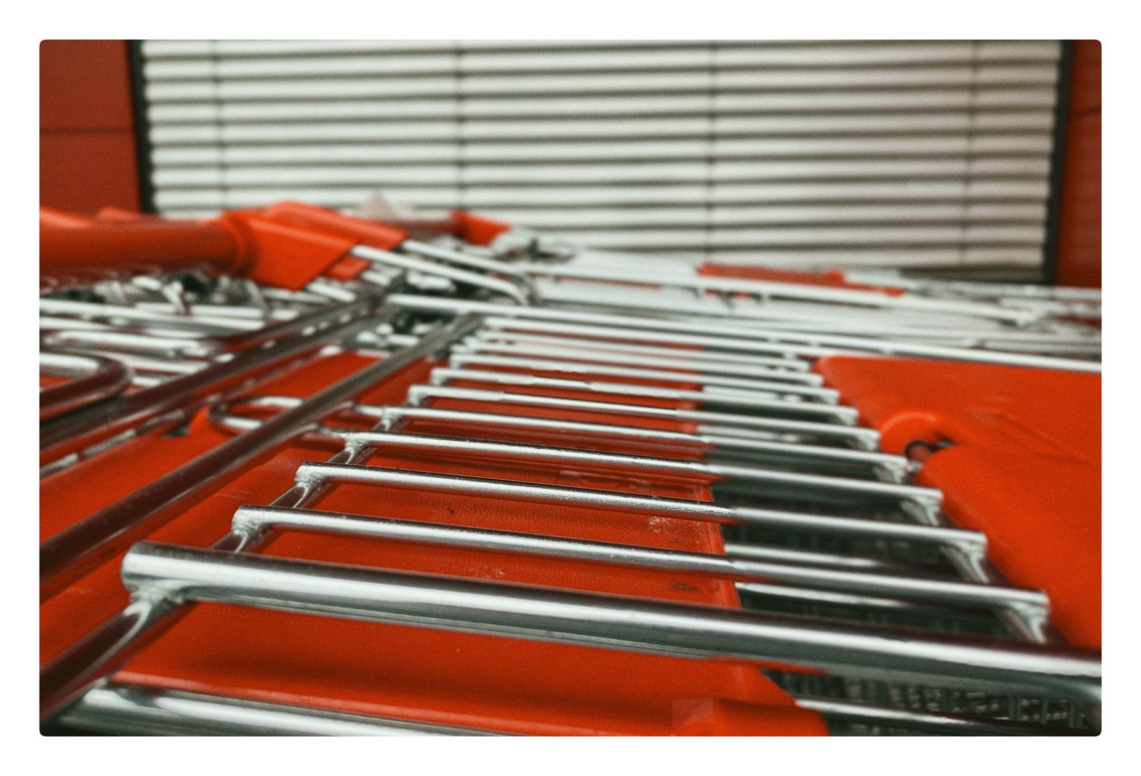 Einkaufswägen mit rot (86-365)